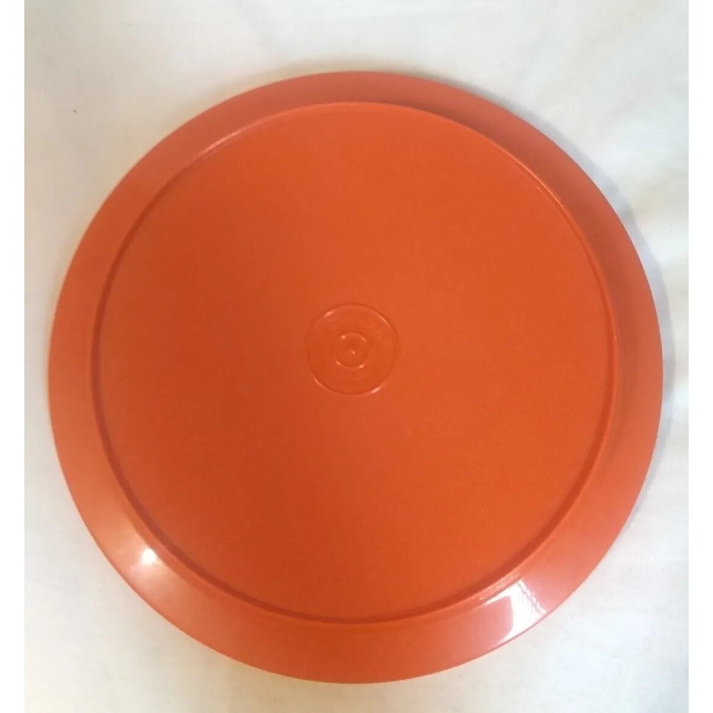 Tupperware Replacement Lid ONLY 1207-38 Orange 7"‎